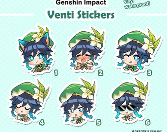 VENTI Stickers Genshin Impact