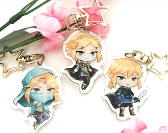 Legend of Zelda Holographic Acrylic Charms