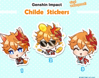CHILDE Stickers Genshin Impact