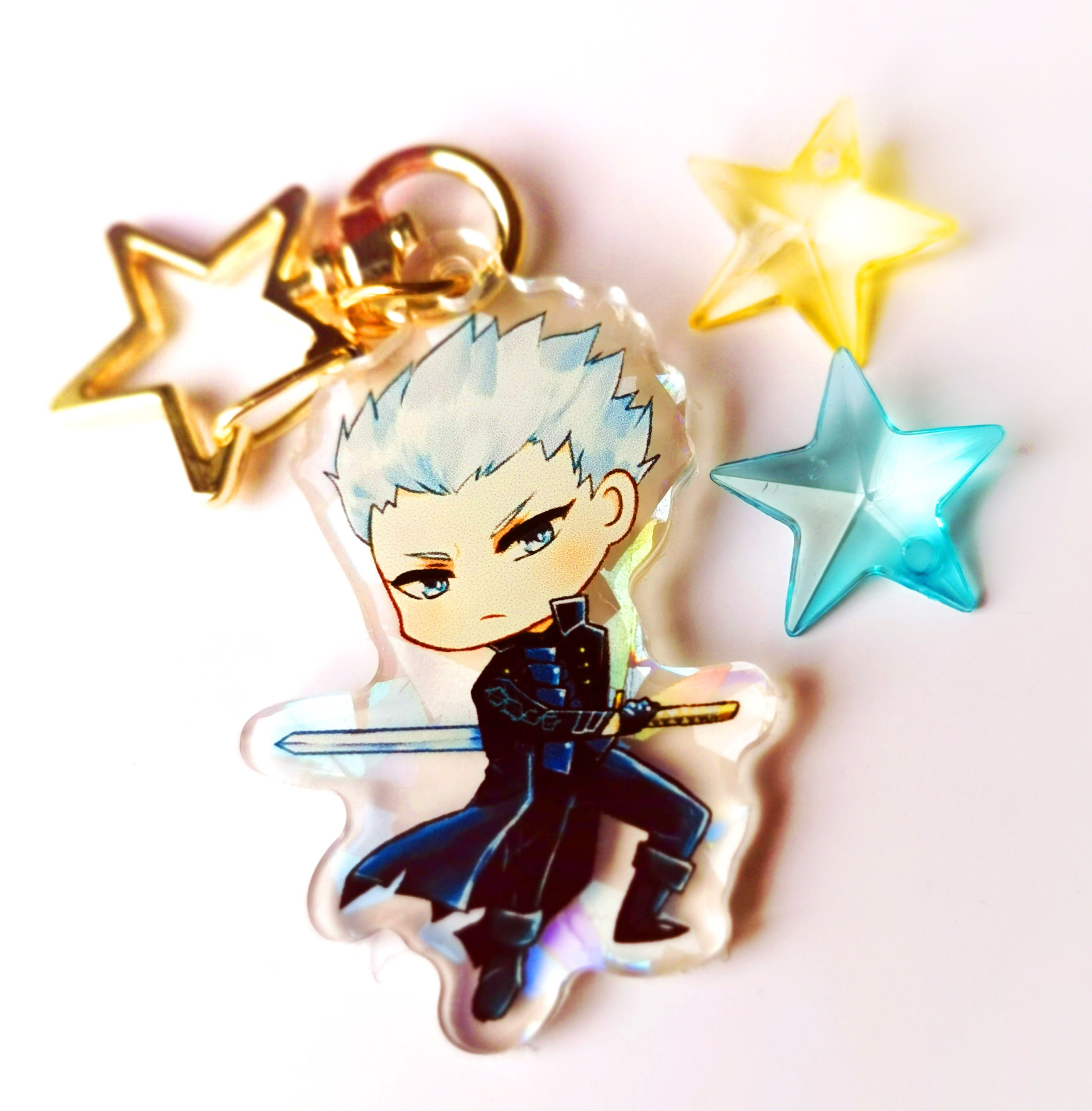DMC 5 Holographic Acrylic Charms Etsy