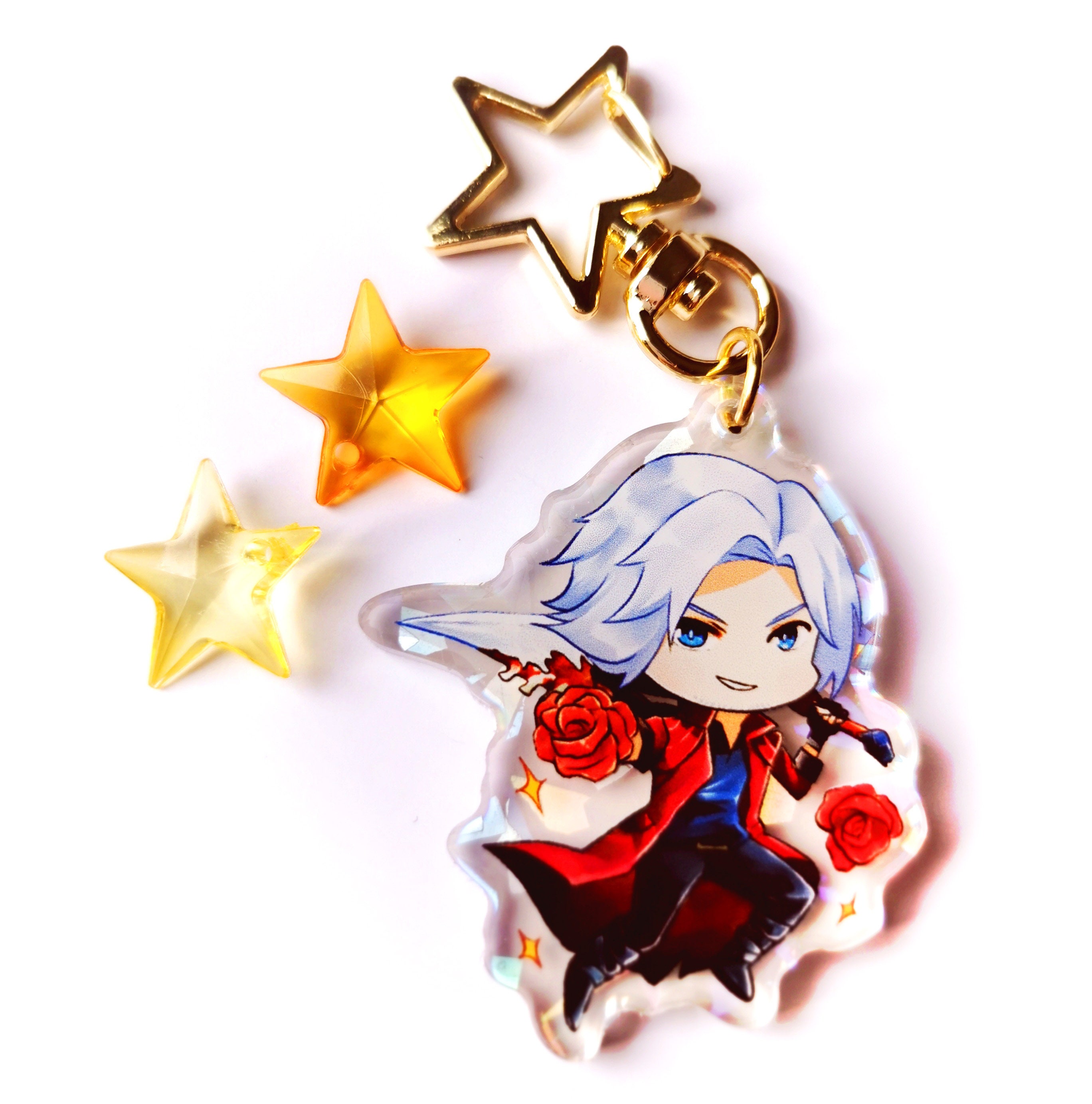 DMC 5 Holographic Acrylic Charms Etsy