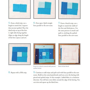 Patchwork Quilt Tutorial: DIY Illustrated E-book (PDF) image 2