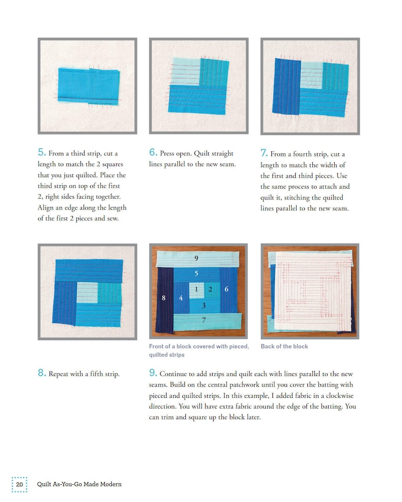 Patchwork Quilt Tutorial: DIY Illustrated E-book (PDF) image 2