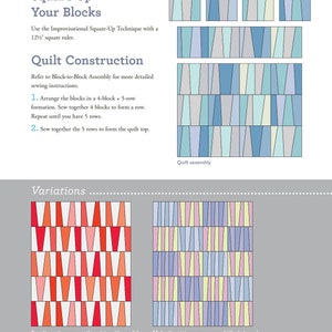Patchwork Quilt Tutorial: DIY Illustrated E-book (PDF) image 6