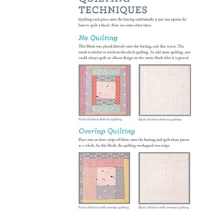 Patchwork Quilt Tutorial: DIY Illustrated E-book (PDF) image 3