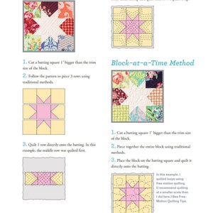 Patchwork Quilt Tutorial: DIY Illustrated E-book (PDF) image 5