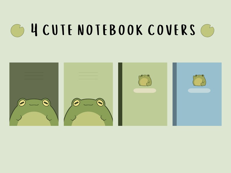 Froggy Digital Notebook, Printable Notepaper, Template, Goodnotes ...