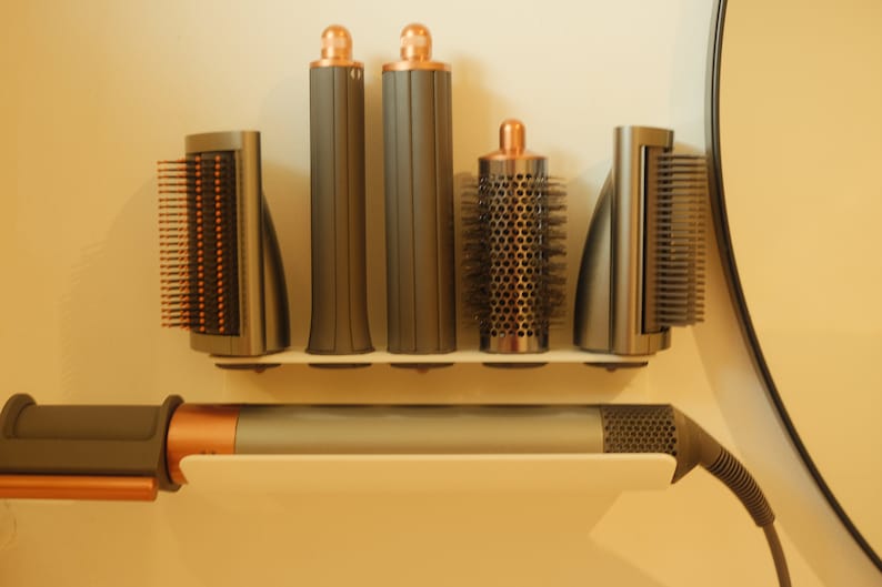 Dyson Airwrap Wall Mount Elegant Screwin Hair Tool Holder, Space