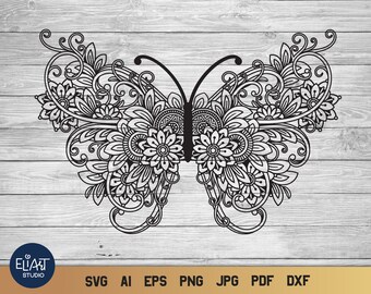 Free Free 235 Half Butterfly Half Rose Svg SVG PNG EPS DXF File