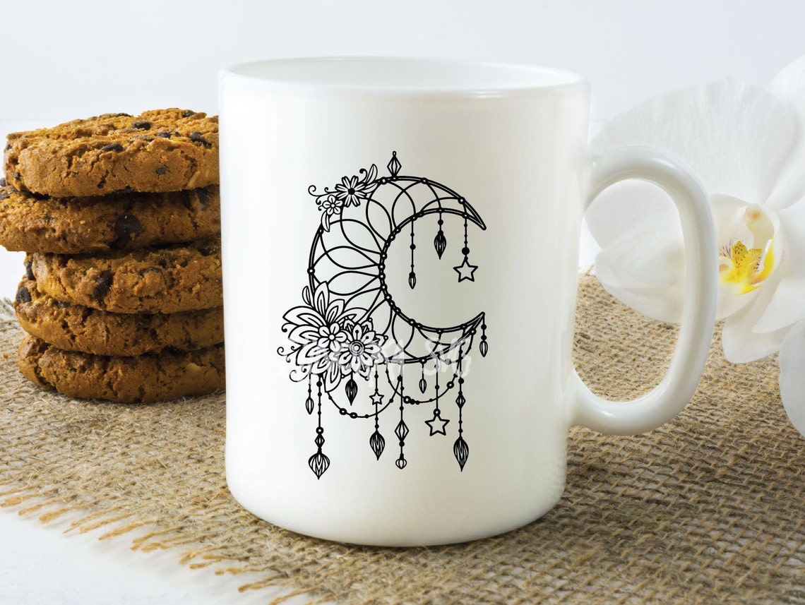 Free Free 215 Moon Dreamcatcher Svg SVG PNG EPS DXF File