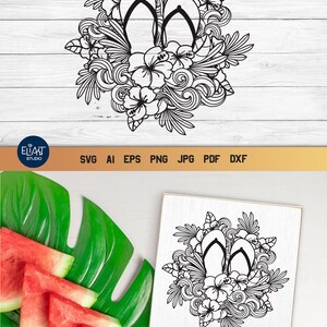 Summer Flip flops SVG with Hibiscus Flower and Ocean Waves Design for T-shirts, Pillows, Mugs, Tote bags and Wall art. Compatible with Cricut and Silhouette Cutting Machines