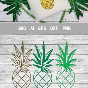 Download Multi Layer SVG 3d Layered Pineapple SVG Pineapple Cut ...