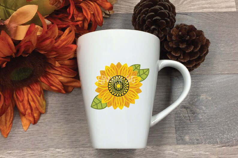 Download 3D Layered Sunflower SVG Sunflower Mandala SVG Floral svg ...