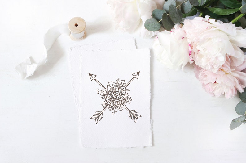 Commercial And Personal Use Crossed Arrows Svg Flower Svg Floral Arrow Svg Boho Svg Cut File Clip Art Art Collectibles Leadcampus Org