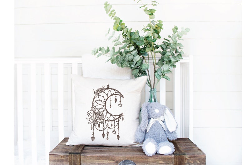 Download Dream Catcher svg Floral Moon Dreamcatcher svg Boho svg | Etsy