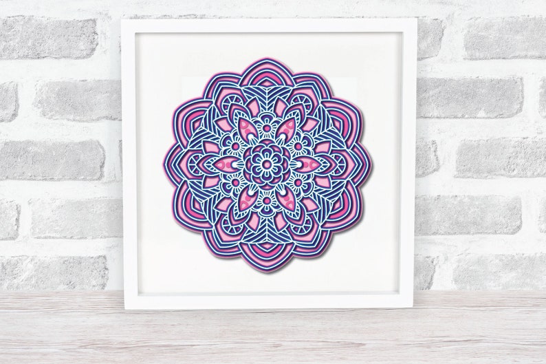 Download Multi Layer SVG 3d Layered Mandala SVG Cut File 5 Layers ...