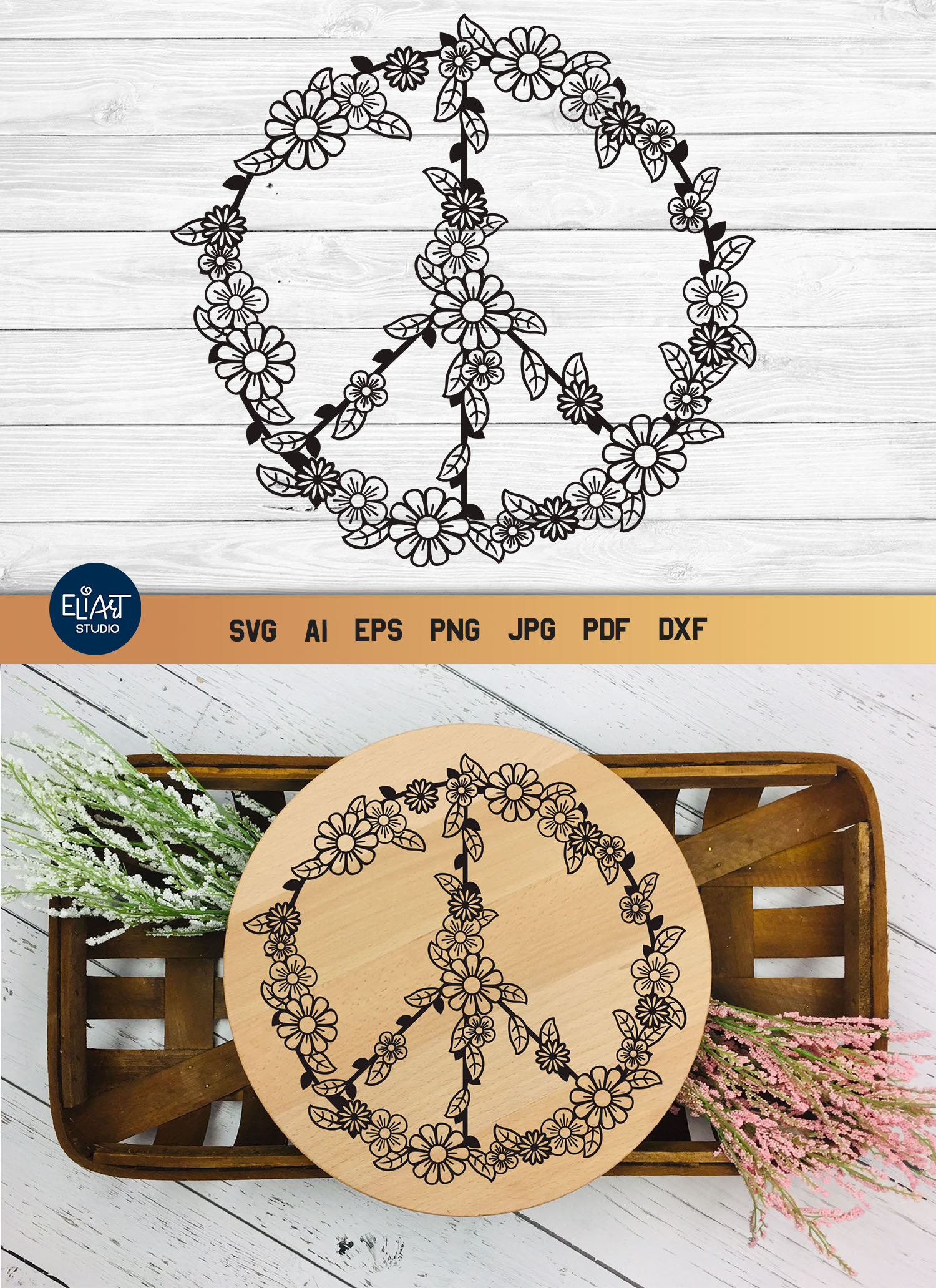 【F3号/手作り額縁入り】Symbol of peace❦ F3号】Symbol of PEACE-平和の象徴- 絵画