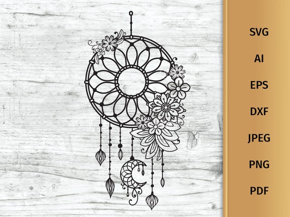 Free Free 142 Dreamer Boho Dream Catcher Svg Free SVG PNG EPS DXF File