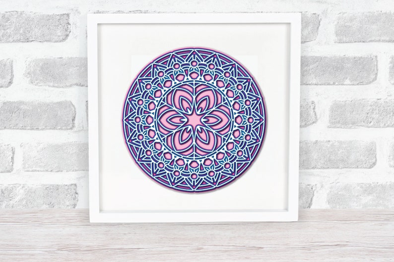 Download Multi Layer SVG 3d Layered Mandala svg Cut File Personal ...