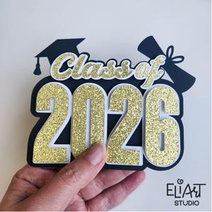 2026 Graduation SVG, Class of 2026 SVG, Graduation Cake Topper SVG, Graduation Decor, Graduation Sign.