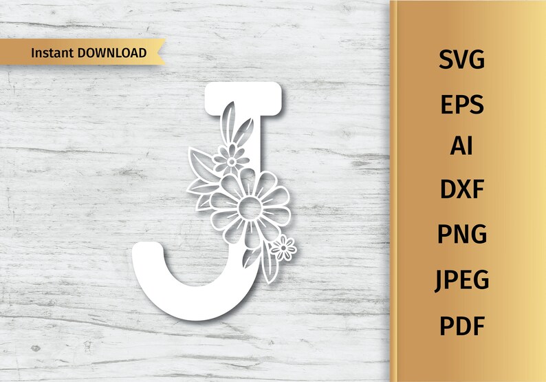 Free Free Flower Initial Svg 62 SVG PNG EPS DXF File