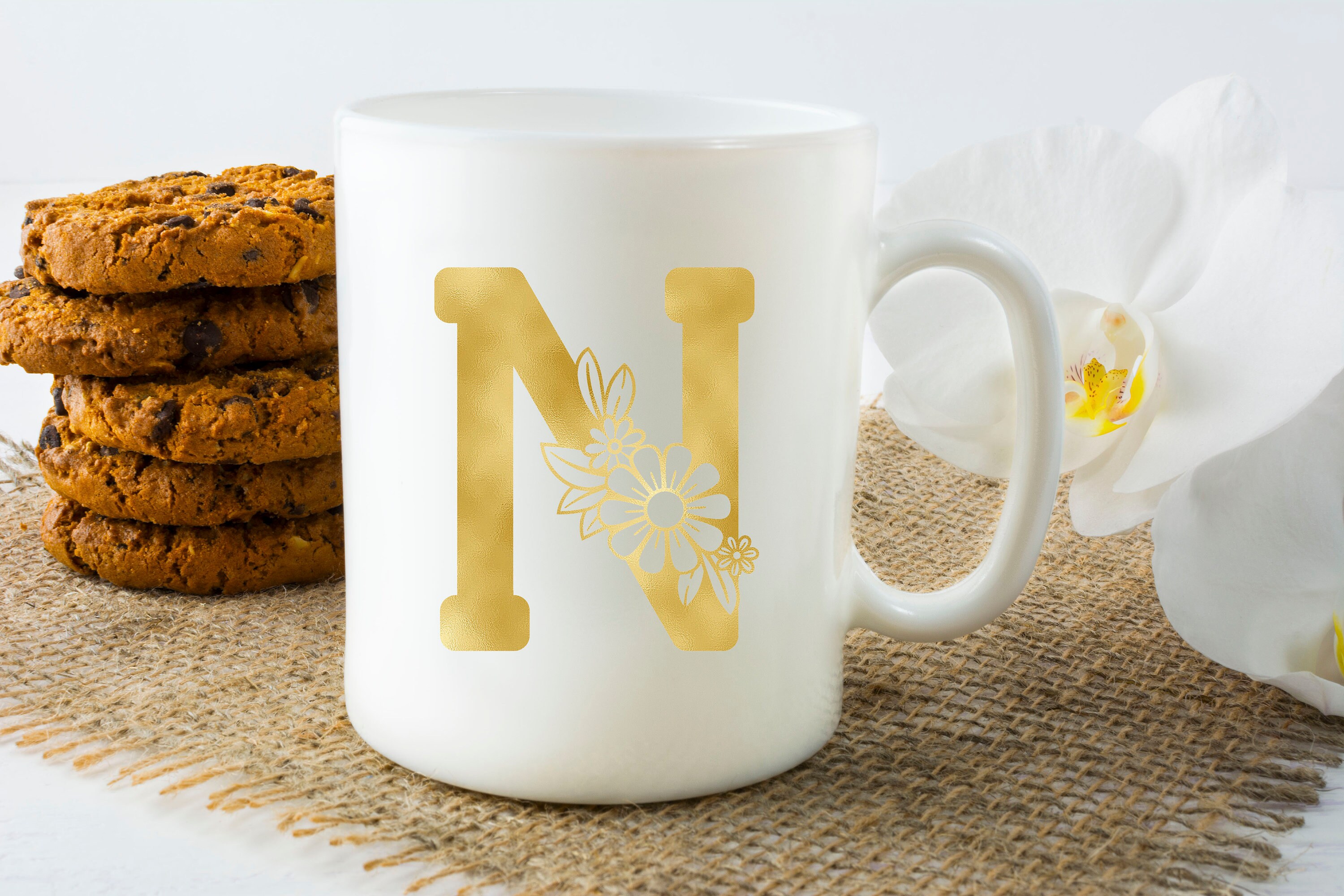Download Floral Letter N svg Monogram Letter SVG Initial SVG ...