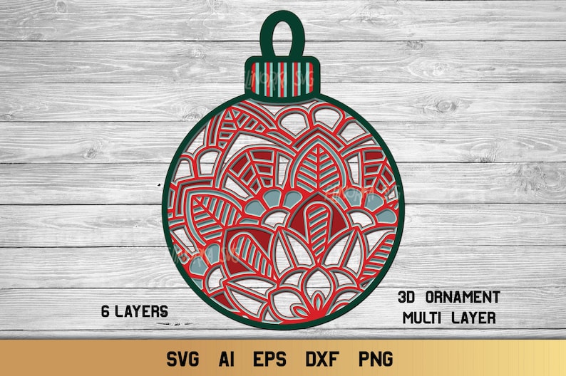 Download Ultimate List! 30+ Unique Layered Ornament SVG ...