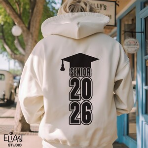 Senior 2026 SVG, Class of 2026 SVG, Senior 2026 Decor, Senior Vertical Sign.