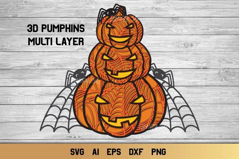 Download Halloween Svg Spooky Bundle Multi Layer Svg Personal And Commercial Use 6 Products 3d Layered Cut File Svg Materials Clip Art Image Files Kromasol Com