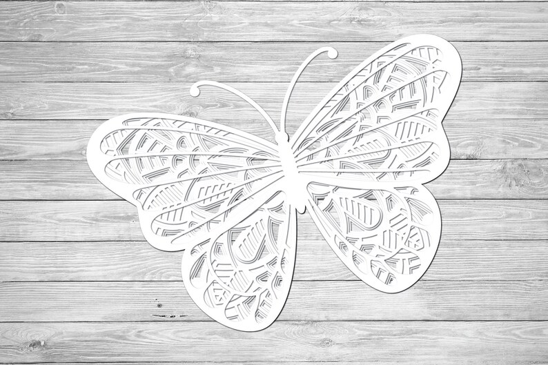 Download Multi Layer Butterfly SVG 3d Layered Butterfly Craft svg ...