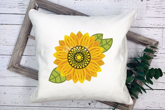 Download 3d Layered Sunflower Svg Sunflower Mandala Svg Floral Svg Etsy