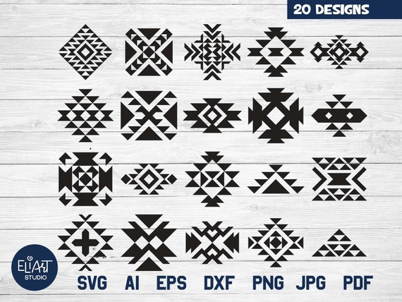 Tribal Pattern SVG, Aztec Pattern SVG, Aztec SVG 20 Native ...