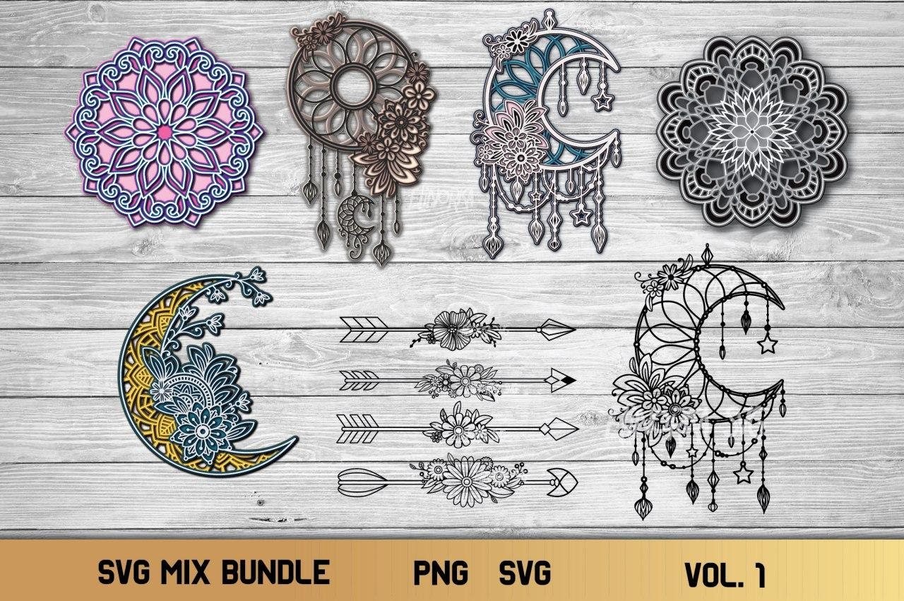 Free Free 153 Dream Catcher 3D Layered Svg Free SVG PNG EPS DXF File