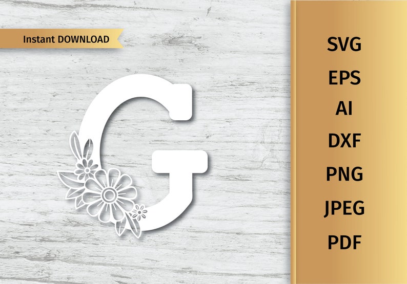Free Free 220 Floral Letter G Svg SVG PNG EPS DXF File