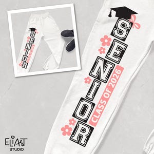 Senior 2026 SVG, Coquette Senior 2026 SVG, Class of 2026 SVG, Senior Vertical Sign, Senior 2026 Decor, Senior Coquette Bow.