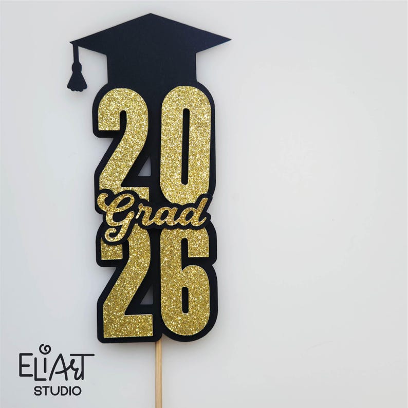 2026 Graduation SVG, Class of 2026 SVG, Graduation Cake Topper SVG, Graduation Decor, Graduation Sign.