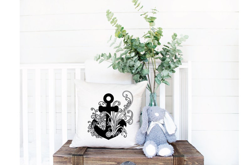 Download Anchor svg Nautical svg Zentangle svg Floral svg Intricate ...