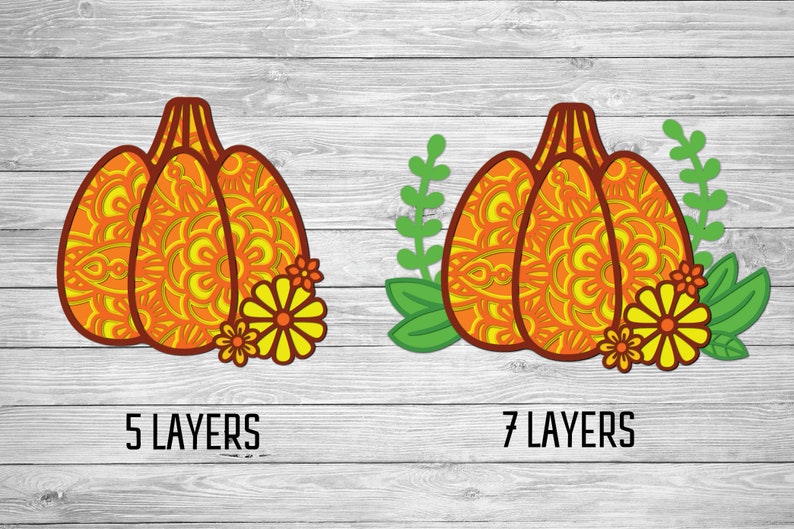 Download Pumpkin SVG 3d Layered Thanksgiving svg Cut File Fall SVG ...
