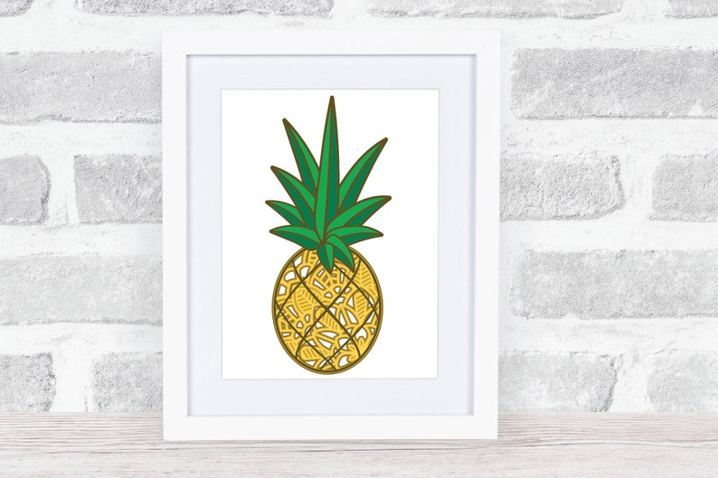 Download Multi Layer SVG 3d Layered Pineapple SVG Pineapple Cut ...