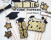 2026 Graduation SVG, Class of 2026 SVG, Graduation Cake Topper SVG, Graduation Decor, Graduation Sign.
