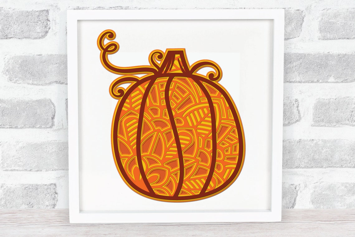 Download Multi Layer Pumpkin SVG Halloween SVG 3d Layered | Etsy