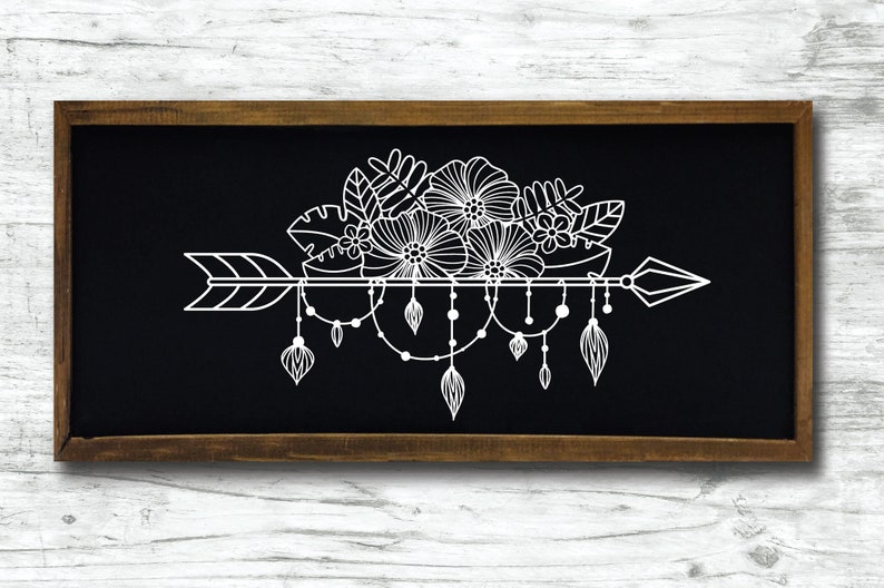 Download Floral Arrow Cut File Boho Arrow Svg Commercial And Personal Use Intricate Design Arrow Svg Clip Art Art Collectibles Shorashmedia Com