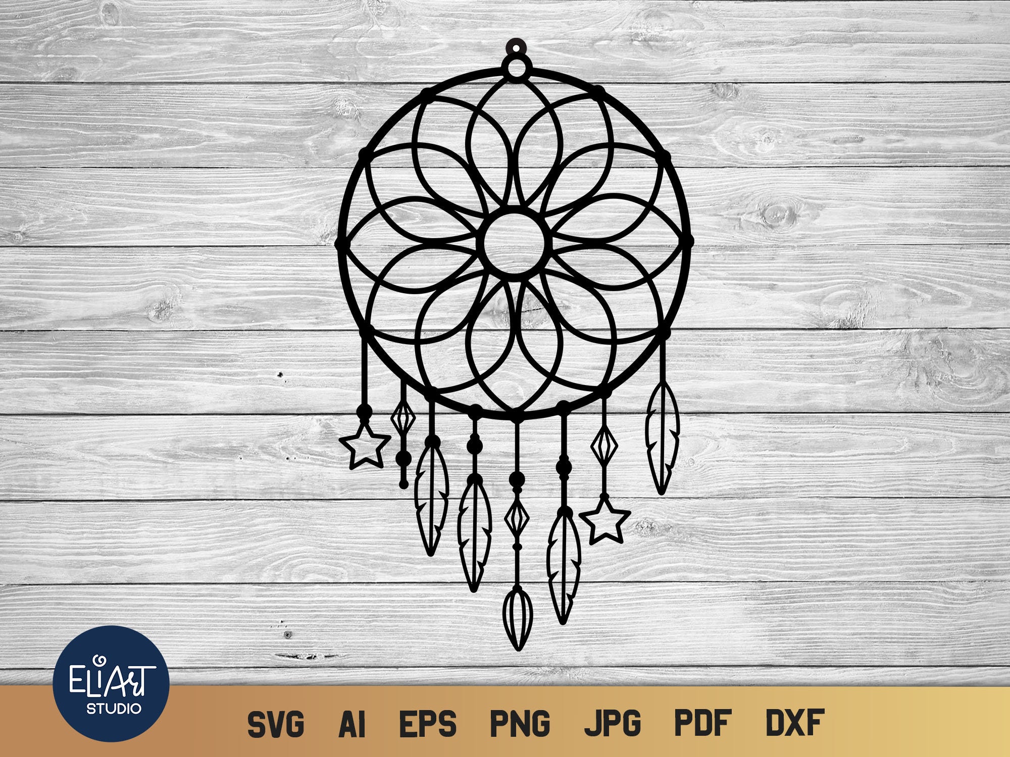 Dream Catcher SVG Boho Dreamcatcher Mandala SVG Dreamer. Etsy