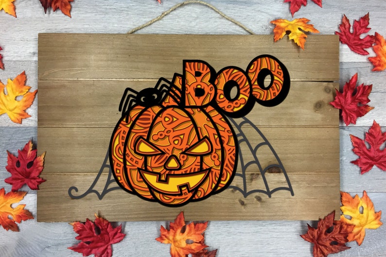 Download Multi Layer SVG 3D Layered Pumpkin svg Fall SVG Halloween ...