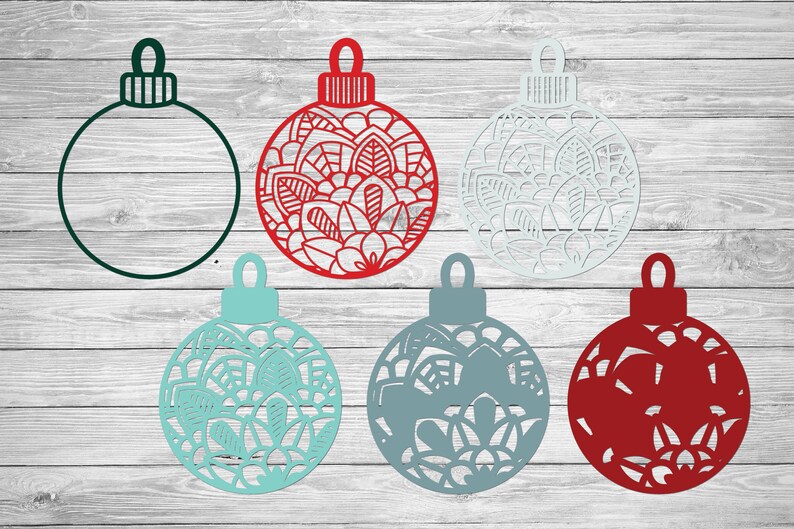 Download Christmas Ornaments SVG 3D Layered Mandala svg Christmas ...