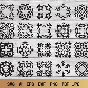 Tribal Pattern SVG, Aztec Pattern SVG, Aztec SVG 20 Elements