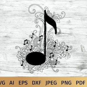 Music Note SVG, Music Teacher SVG, Music Teacher Shirt Design.