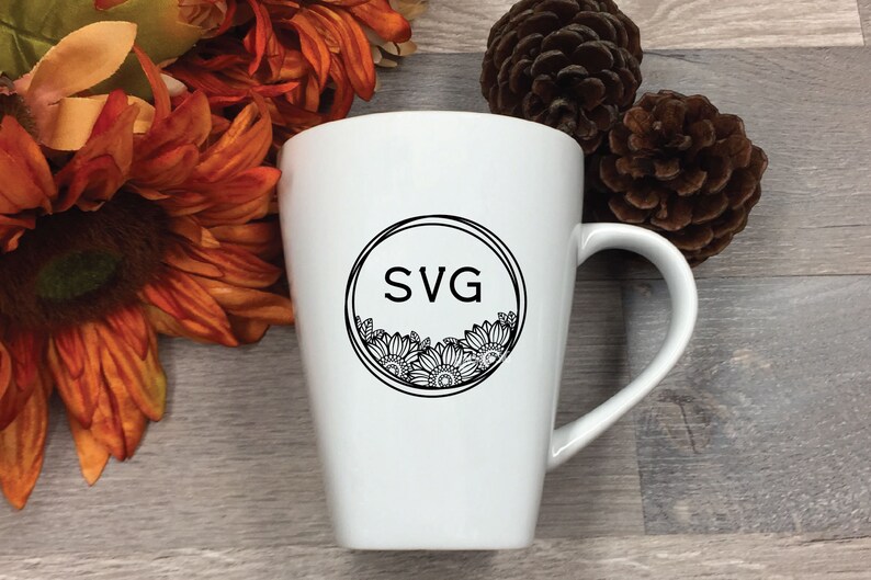 Free Free 317 Sunflower Monogram Frame Svg SVG PNG EPS DXF File