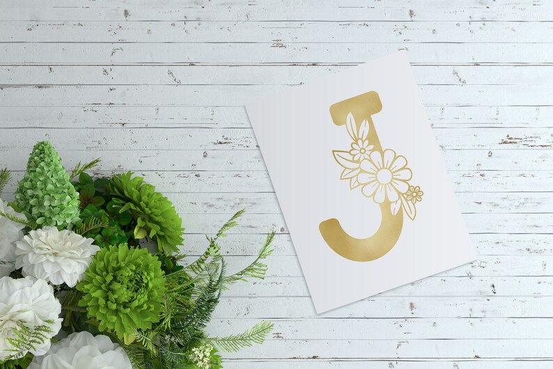 Free Free Flower Initial Svg 763 SVG PNG EPS DXF File