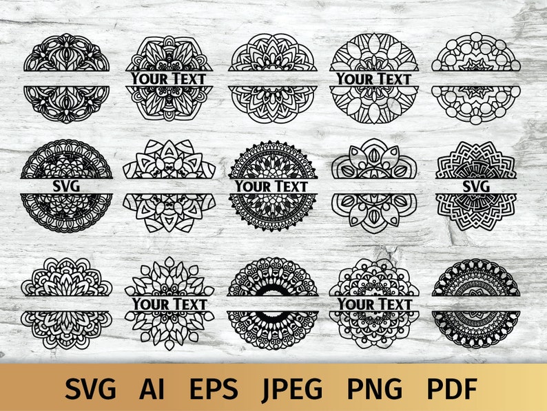 Free Free Mandala Monogram Svg
